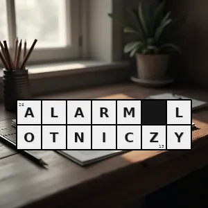 Rozwiązanie krzyżówki: sygnał lub system sygnałów uprzedzający o niebezpieczeństwie napadu powietrznego - alarm lotniczy | hasła, synonimy i podpowiedzi Hasło krzyżówkowe sygnał lub system sygnałów uprzedzający o niebezpieczeństwie napadu powietrznego - alarm lotniczy – rozwiązanie, synonimy, podpowiedzi i definicje krzyżówkowe